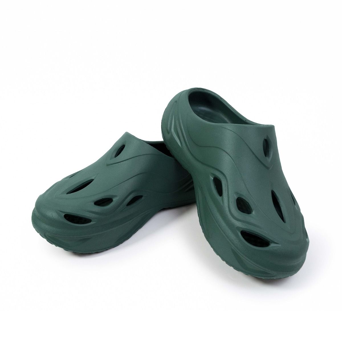 Forest green crocs deals