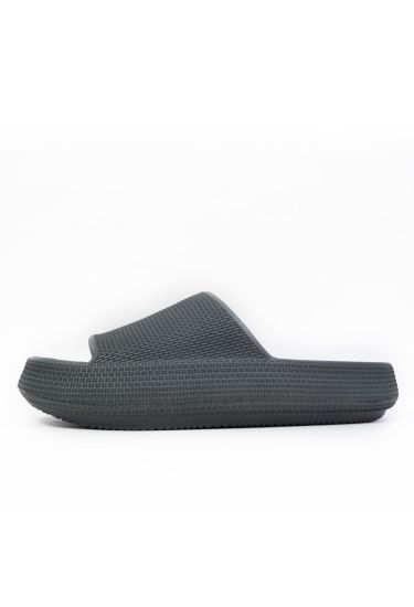 CHARLES ASPHALT GREY SLIDES